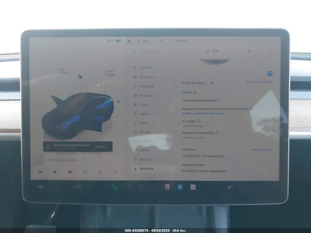 Aukcja sprzedaży 2023 Tesla Model Y Awd/long Range Dual Motor All-wheel Drive, vin: 7SAYGDEE3PA123457, numer aukcji: 43286578
