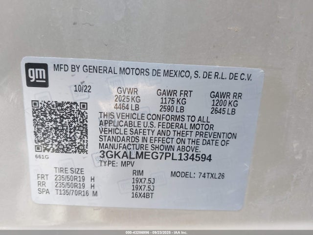 2023 GMC TERRAIN 3GKALMEG7PL134594 Photo 8