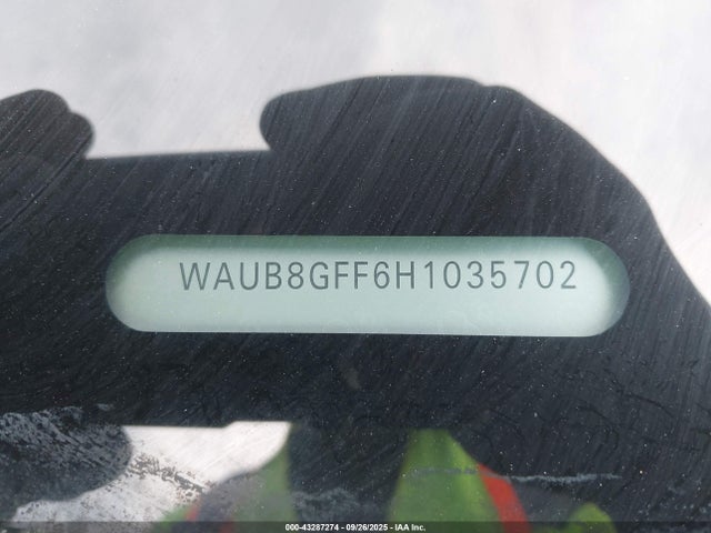 2017 AUDI A3 WAUB8GFF6H1035702 Photo 8