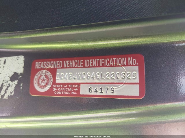 1C4BJWDG4GL220329 Jeep Wrangler