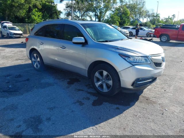 2014 ACURA MDX 5FRYD3H22EB003729 Photo 0