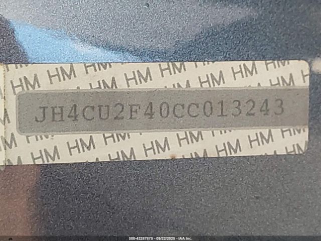 2012 ACURA TSX JH4CU2F40CC013243 Photo 8