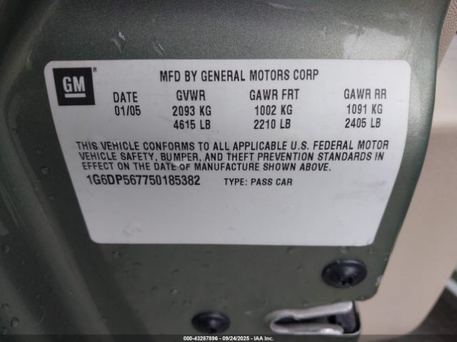 2005 CADILLAC CTS 1G6DP567750185382 Photo 8