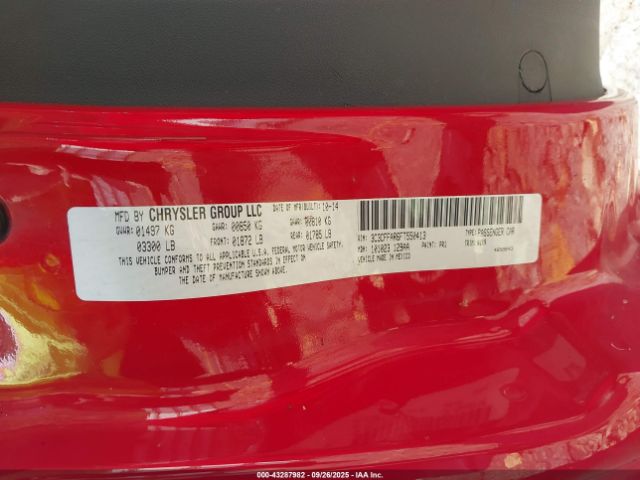 2015 FIAT 500 3C3CFFAR6FT550413 Photo 8