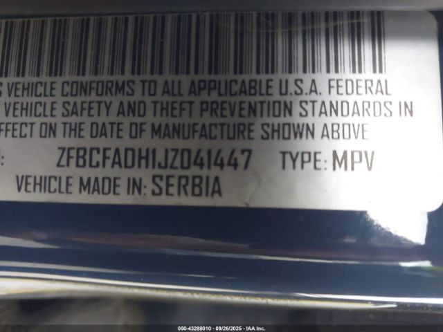 2018 FIAT 500L ZFBCFADH1JZ041447 Photo 8