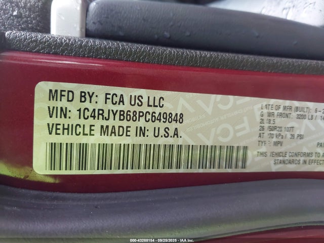 2023 JEEP GRAND CHEROKEE 4XE 1C4RJYB68PC649848 Photo 8