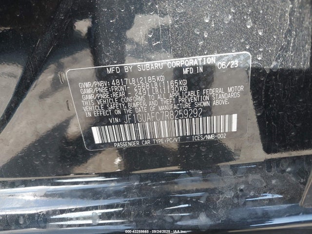 Subaru na 2024 JF1GUAFC7R8259292 Image 9