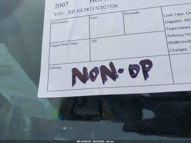 2007 HONDA CR-V JHLRE38757C027556 Photo 6