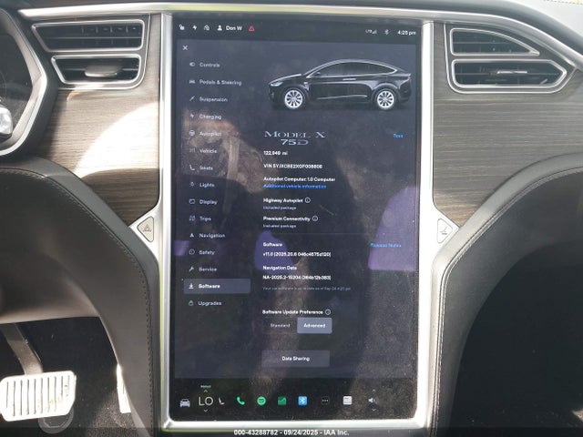 5YJXCBE2XGF008808 Tesla MODEL X