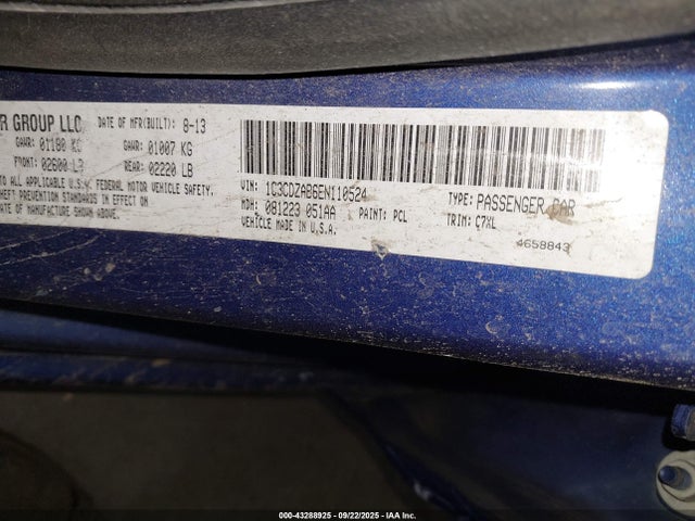 1C3CDZAB6EN110524 Dodge Avenger