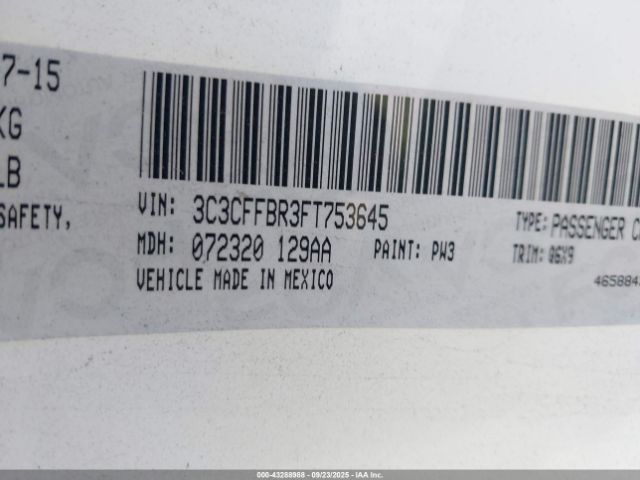 2015 FIAT 500 3C3CFFBR3FT753645 Photo 8