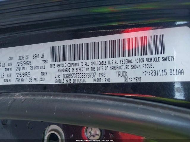 1C6RR7GT2GS279737 RAM 2016