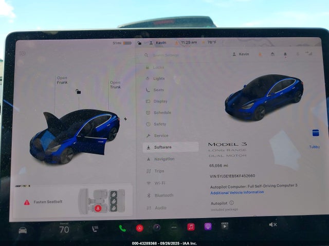 2019 TESLA MODEL 3 5YJ3E1EB5KF452660 Photo 6