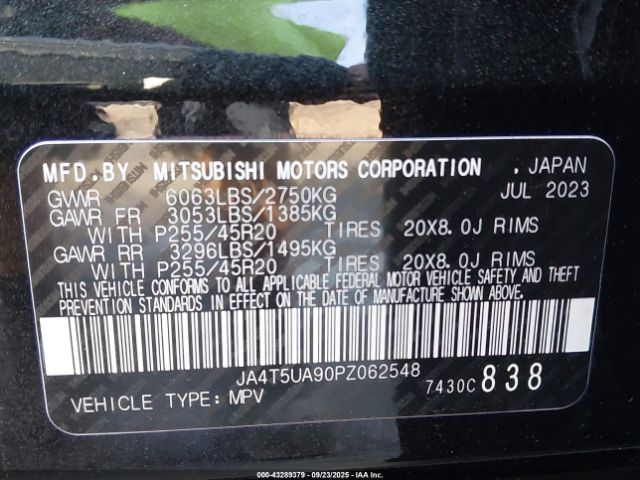 2023 MITSUBISHI OUTLANDER PHEV JA4T5UA90PZ062548 Photo 8
