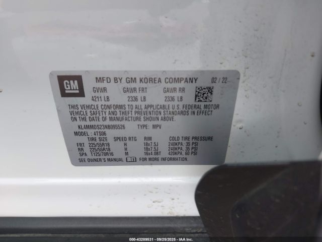 2022 BUICK ENCORE GX KL4MMDS23NB095526 Photo 8