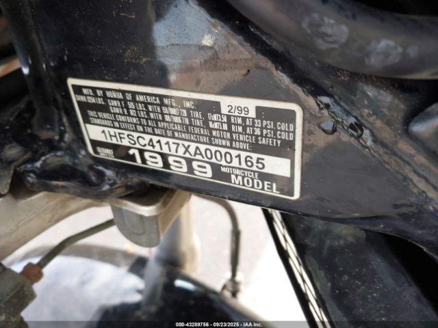 1999 HONDA GL1500 1HFSC4117XA000165 Photo 9