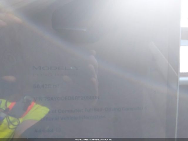2024 TESLA MODEL Y 7SAYGDED8RF205908 Photo 6