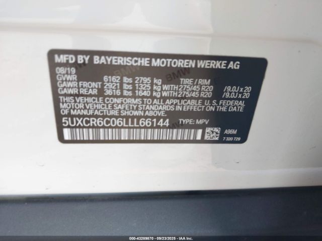 2020 BMW X5 5UXCR6C06LLL66144 Photo 8
