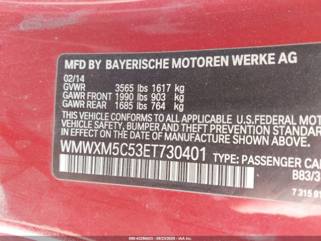 2014 MINI HARDTOP WMWXM5C53ET730401 Photo 8