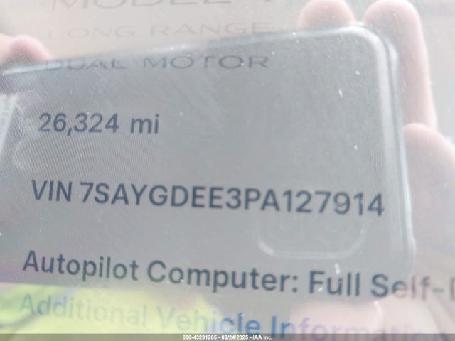 2023 TESLA MODEL Y 7SAYGDEE3PA127914 Photo 8