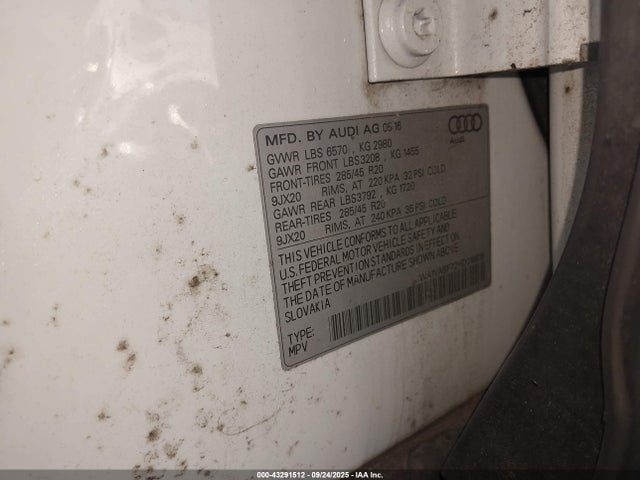 2017 AUDI Q7 WA1VABF72HD016816 Photo 8