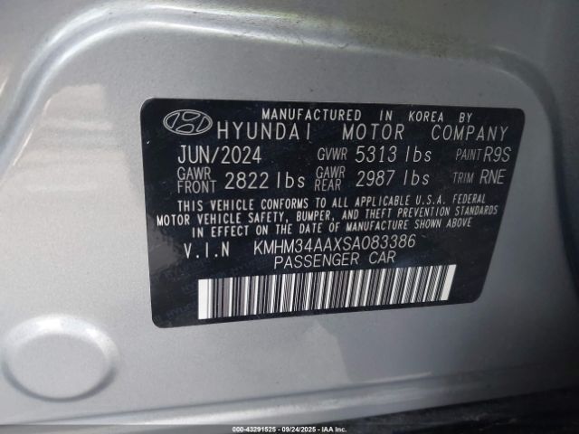 2025 HYUNDAI IONIQ 6 KMHM34AAXSA083386 Photo 8