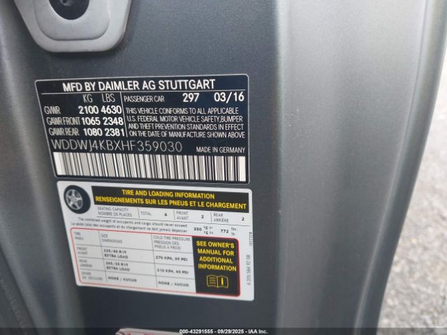 2017 MERCEDES-BENZ C 300 WDDWJ4KBXHF359030 Photo 8