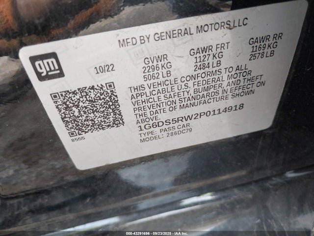 2023 CADILLAC CT5 1G6DS5RW2P0114918 Photo 8