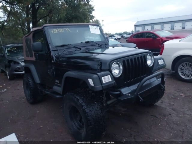 2006 JEEP WRANGLER 1J4FA29S06P744702