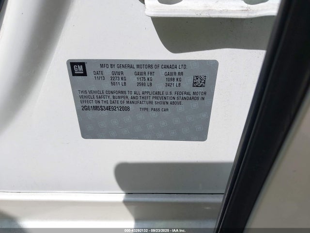 2014 CADILLAC XTS 2G61M5S34E9212008 Photo 8