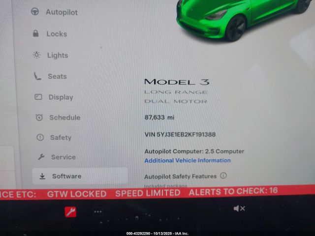 2019 TESLA MODEL 3 5YJ3E1EB2KF191388 Photo 6