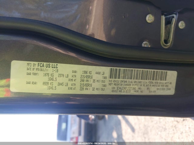 3C4NJCAB7JT271842 Jeep 2018