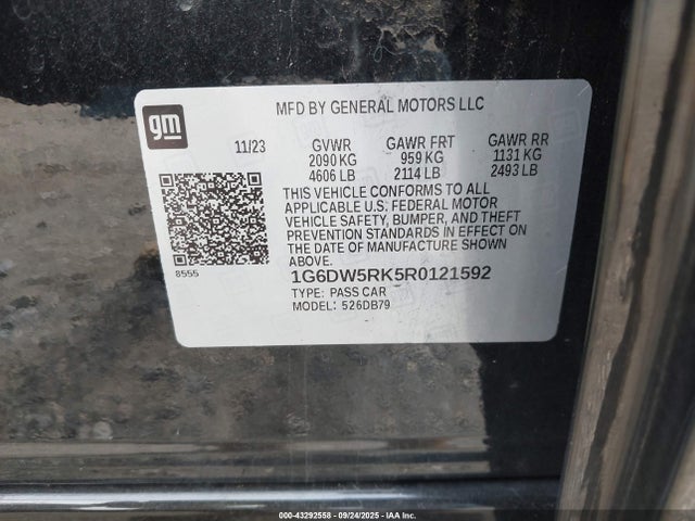 2024 CADILLAC CT5 1G6DW5RK5R0121592 Photo 8