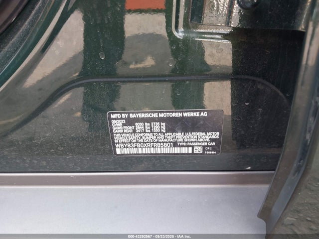 WBY83FB0XRFR85801 BMW I4 Xdrive40
