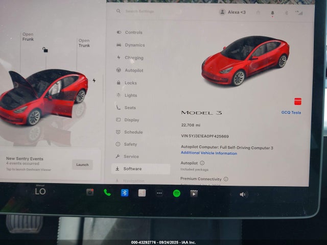 2023 TESLA MODEL 3 5YJ3E1EA0PF425669 Photo 6