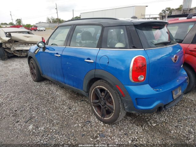 2011 MINI COOPER S COUNTRYMAN WMWZC3C56BWM25968 Photo 2