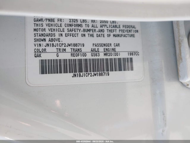 JN1BJ1CP2JW188719 Nissan Rogue Sport S