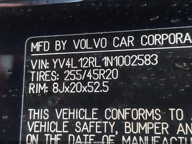 2022 VOLVO XC60 YV4L12RL1N1002583 Photo 8
