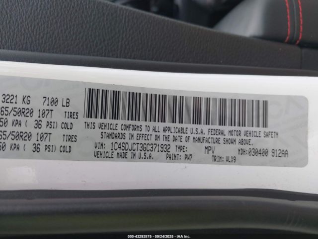 2016 DODGE DURANGO 1C4SDJCT3GC371932 Photo 8