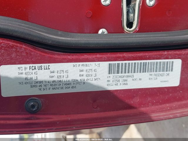 2015 CHRYSLER 300 2C3CCAAG0FH904428 Photo 8