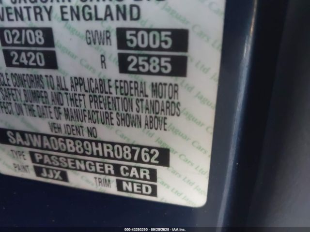 2009 JAGUAR XF SAJWA06B89HR08762 Photo 8