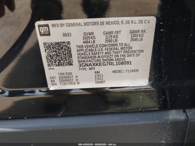 2024 CHEVROLET EQUINOX 3GNAXKEG7RL108091 Photo 8