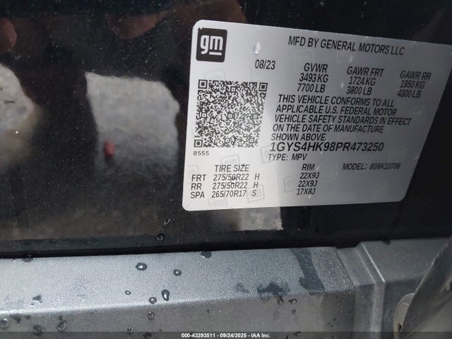 2023 CADILLAC ESCALADE 1GYS4HK98PR473250 Photo 8