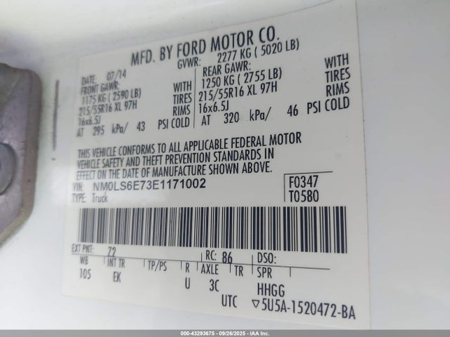 Ford Transit Connect 2014 NM0LS6E73E1171002 Image 9