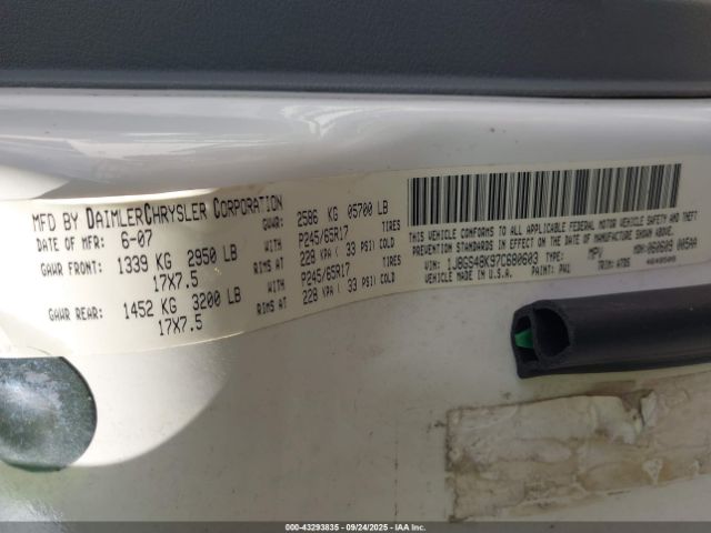 2007 JEEP GRAND CHEROKEE 1J8GS48K97C680603 Photo 8