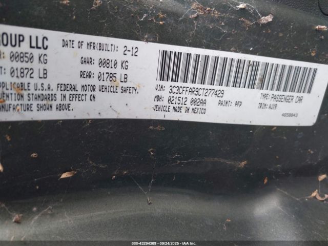 2012 FIAT 500 3C3CFFAR9CT277429 Photo 8