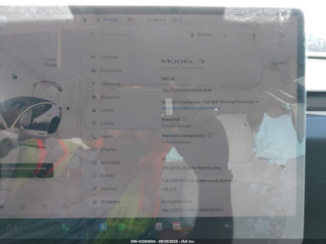 2025 TESLA MODEL 3 5YJ3E1EAXSF063519 Photo 6