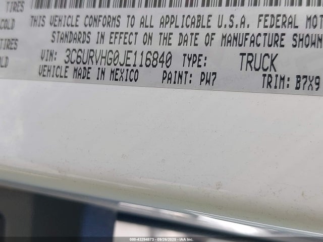 3C6URVHG0JE116840 RAM Promaster 3500