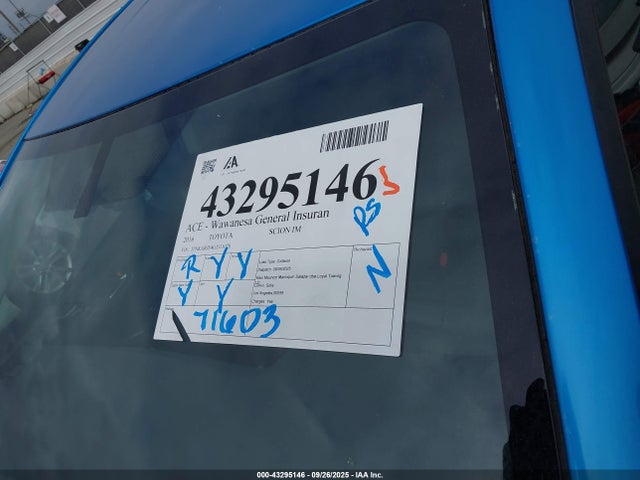 JTNKARJE4GJ511070 Scion 2zr-fae