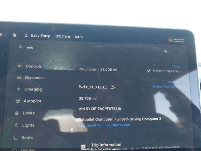 2023 TESLA MODEL 3 5YJ3E1EA0PF673419 Photo 6